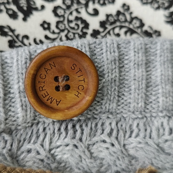 American Stitch cable knit sweater hoodie - Picture 6 of 10